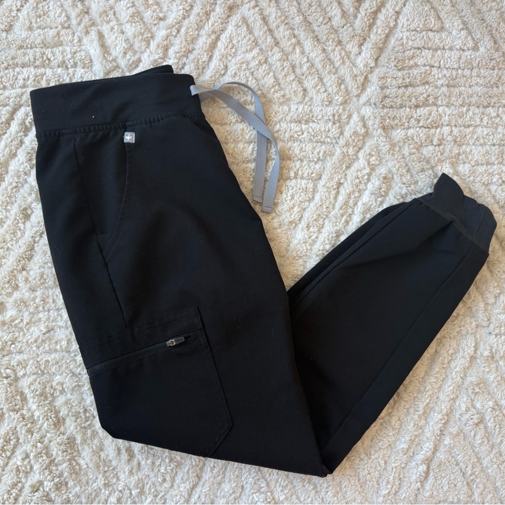 Figs Black Zamora Jogger Scrub Pant